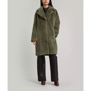 Stand Studio Camille Cocoon Faux-Fur Coat-